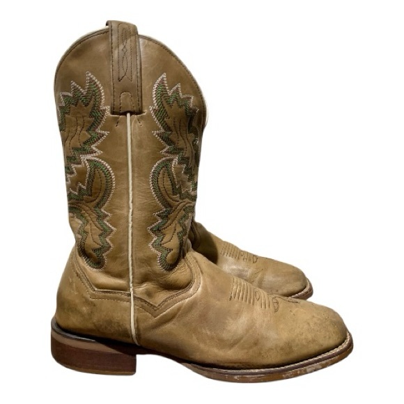 Men’s Classic Dan Post Made - USA #4939 Western Core Square Toe Boots Size 8.5
